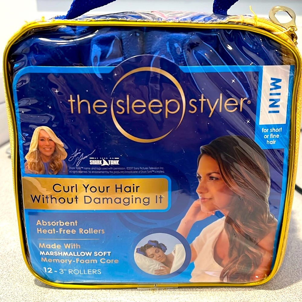 Sleep styler mini hair curler